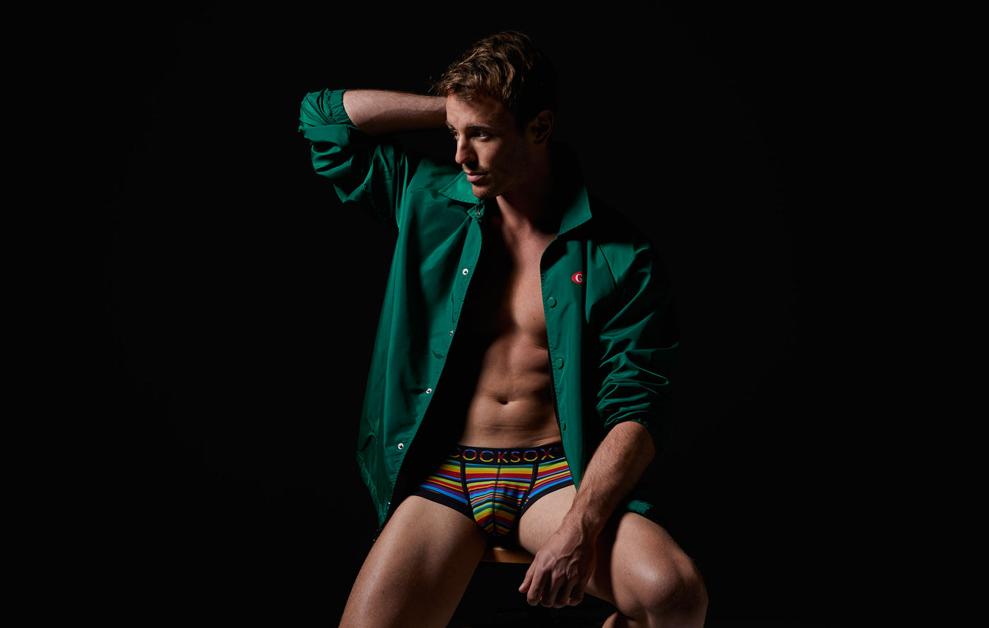 Editorial lifestyle image for the Cocksox Underwear Trunk