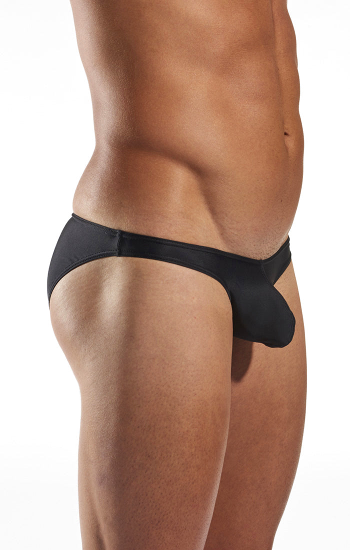 Cocksox CX02 Swimwear Brief in Jet Black side body image