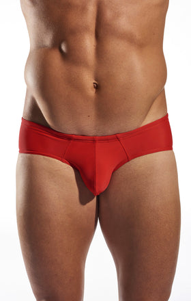 Cocksox CX79 Boy Leg Swim Brief in Code Red front body image