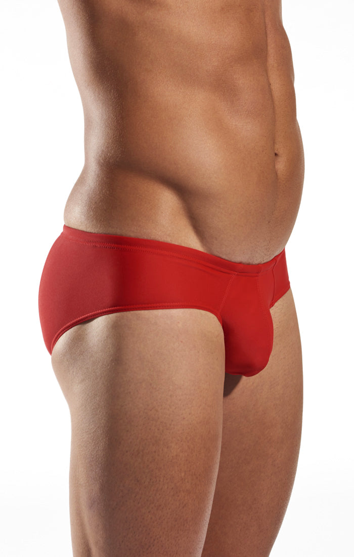 Cocksox CX79 Boy Leg Swim Brief in Code Red side body image